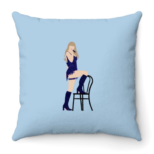 Vigilante Shits Eras Tour Throw Pillows