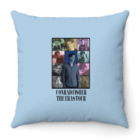 Conrad Fisher eras tour Throw Pillows