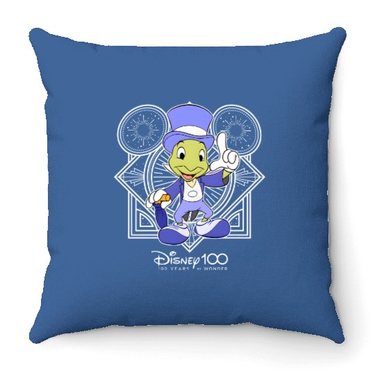 Disney Jiminy Cricket Portrait Throw Pillows, Disney 100 Years of Wonder Throw Pillows