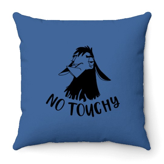 No Touchy, The Emperor's New Groove, Krock, Yzma, Kuzco, Disney Throw Pillows