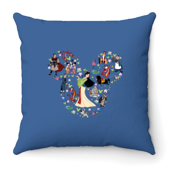 Disney Princess Mulan Throw Pillows