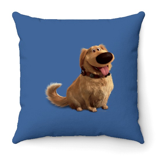 Dug the Dog from Disney Pixar UP - smiling Throw Pillows
