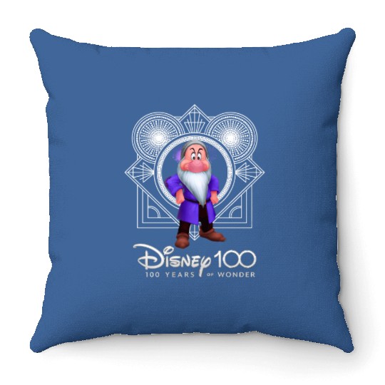 Disney Grumpy 100th Anniversary Throw Pillows ,Disneyland 100th Anniversary Throw Pillows