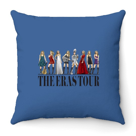 TS Eras Tour Throw Pillows, Eras Tour Throw Pillows