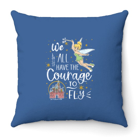 Magic Kingdom Fireworks Throw Pillows, Happily Ever After Throw Pillows, Disney Castle Tinkerbell Fireworks Throw Pillows