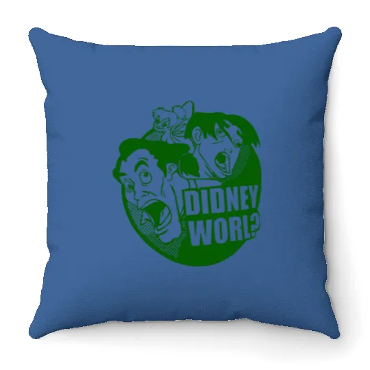 Disney World Peter Pan fan - Didney worl? Throw Pillows