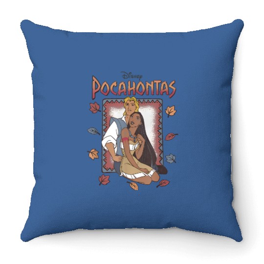 Comfort Colors Disney Pocahontas Water Color Throw Pillows