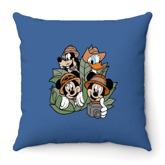 Mickey & Friends Animal Kingdom Throw Pillows, Disney Throw Pillows
