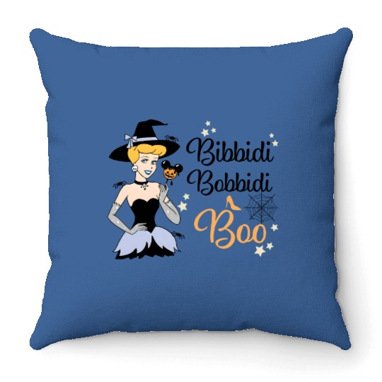 Bibbidi Bobbidi Boo Throw Pillows, Disney Halloween Throw Pillows