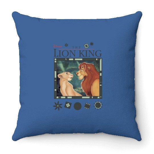 90s The Lion King Disney Movie Promo Throw Pillows. Vintage 1990s