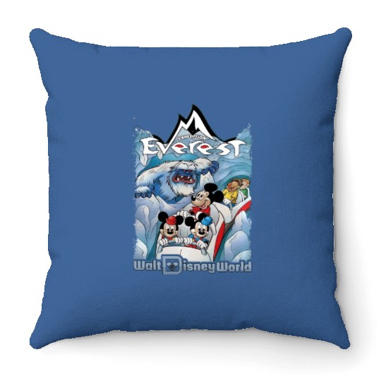 Disney Mountain Throw Pillows, Expedition Everest Throw Pillows, Disney Throw Pillows