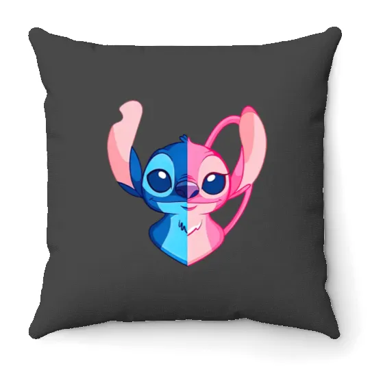 Stitch  Throw Pillows, Disney Stitch and Angel Throw Pillows, Lilo and Stitch Throw Pillows