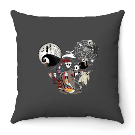 Nightmare Before Christmas Throw Pillows, Disney Nightmare