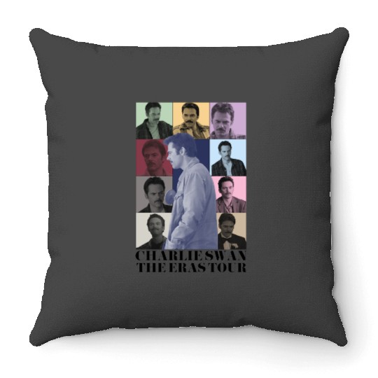 Charlie Swan Eras Tour Throw Pillows