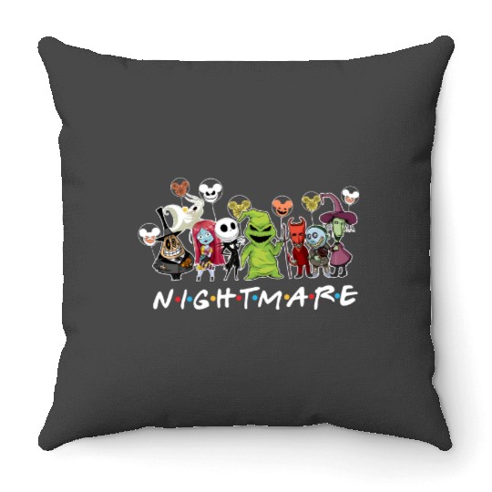 Nightmare Before Christmas Throw Pillows, Disney Halloween  Throw Pillows, Disney Balloon Throw Pillows