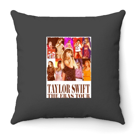 Discover Taylor Tour 2023 Sticker Throw Pillows