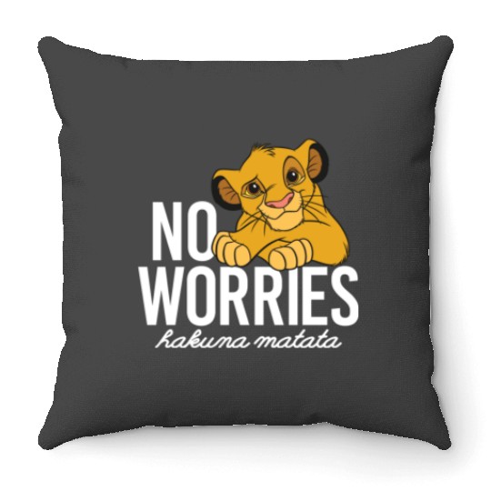 Disney Lion King Classic No Worries Simba Throw Pillows