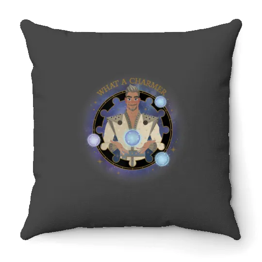 Disney Wish King Magnifico What A Charmer Celestial Portrait Throw Pillows