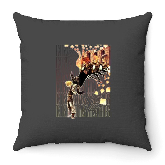 Disney Kingdom Hearts Sora Ice Cream Memory Chest Portrait Throw Pillows