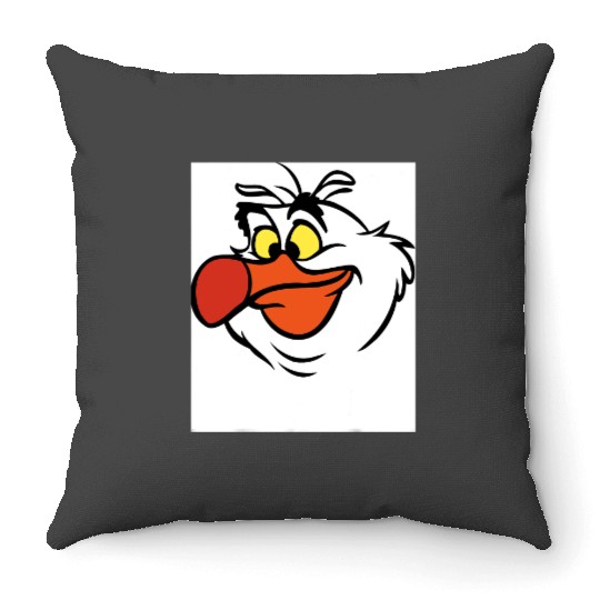 Disney The Little Mermaid Scuttle Seagull Throw Pillows