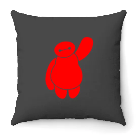 Disney Movie Big Hero 6 Baymax Waving Throw Pillows