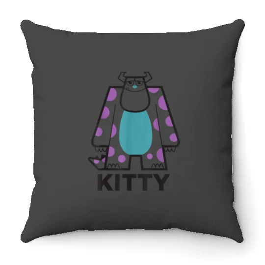 Disney Monsters Inc. Kitty Sulley Graphic Throw Pillows