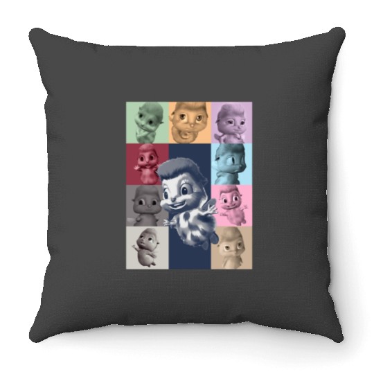 Bibble eras tour Throw Pillows