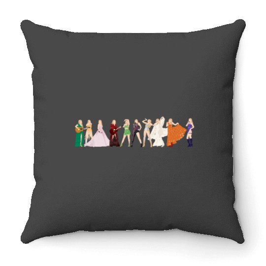 eras tour taylors v2 Throw Pillows