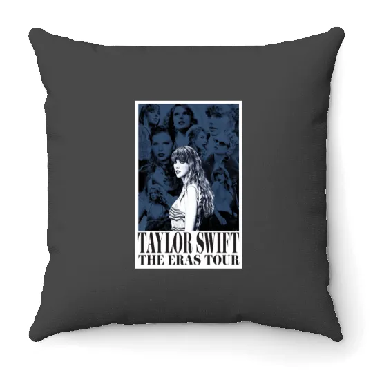 Discover Taylor-Swift Blue Lady Throw Pillows
