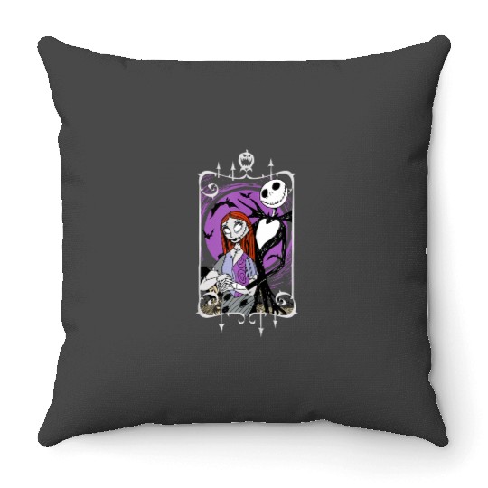 Disney Nightmare Before Christmas Jack and Sally Throw Pillows