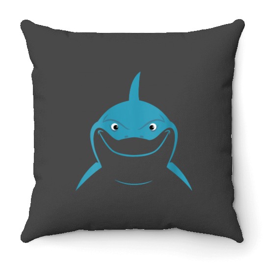 Disneyss And Pixars Finding Nemo Bruce Shark Throw Pillows
