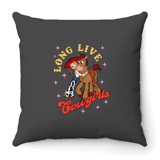Disney StarWars Toy Story Jessie Long Live Cowgirls , Toy Story , Jessie Cowgirl , Disneyworld Throw Pillows