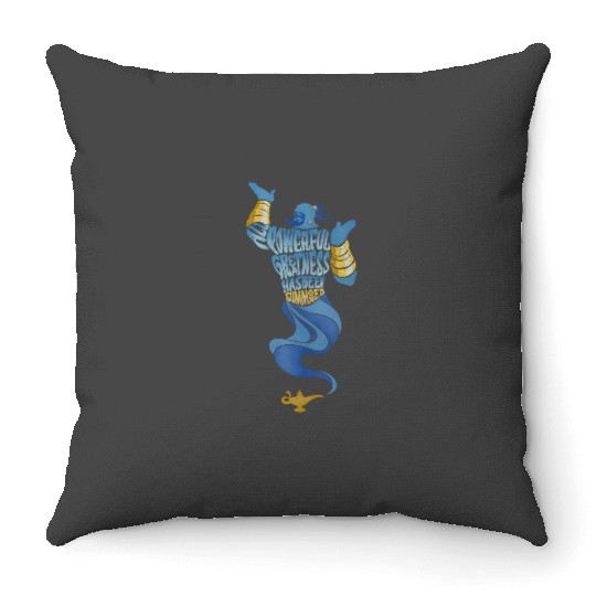 Disney Aladdin Live Action Powerful Genie Throw Pillows