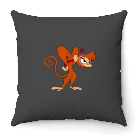 Disney Aladdin Angry Abu 90s Throw Pillows