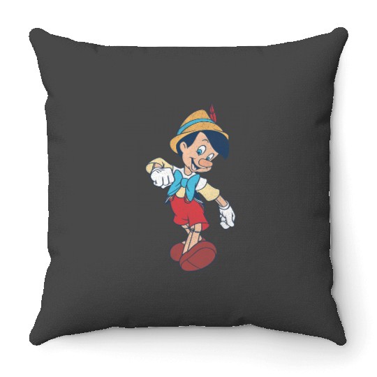 Disney Pinocchio Vintage Portrait Throw Pillows