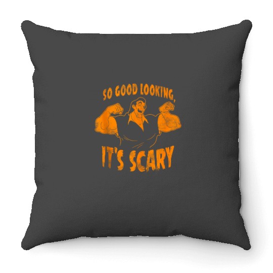 Disney Beauty And The Beast Gaston So Good Looking Halloween Throw Pillows