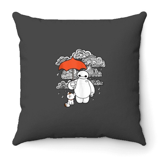 Disney Big Hero 6 Baymax Patterned Clouds Throw Pillows