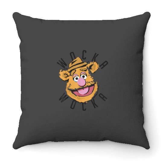 Disney The Muppets Fozzie Bear Wocka Wocka Big Face Throw Pillows