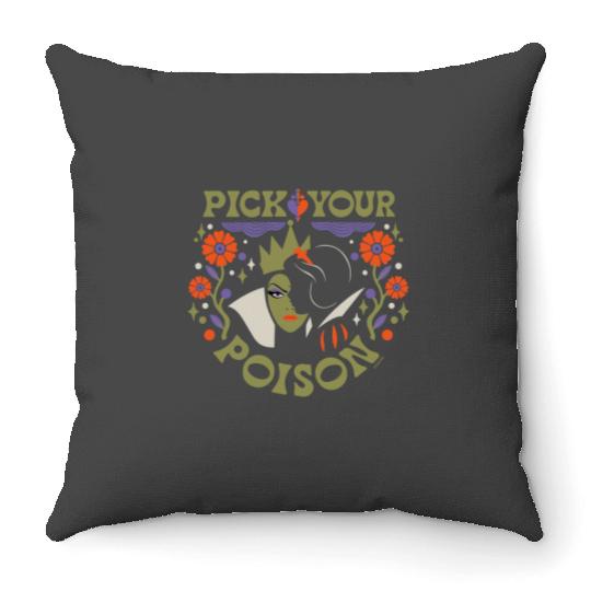 Disney Princess Snow White and Evil Queen Pick Your Poison Throw Pillows