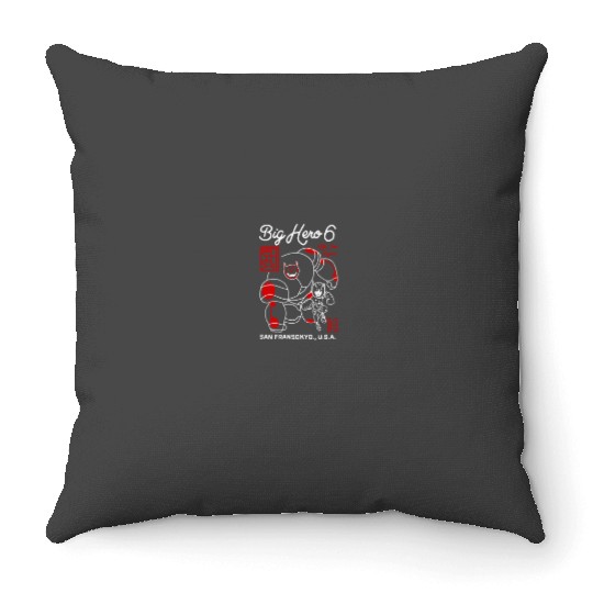Disney Big Hero 6 Hello I Am Baymax And Hiro 7959 Throw Pillows