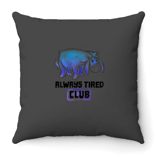 Disney Winnie The Pooh Eeyore Always Tired Club Throw Pillows