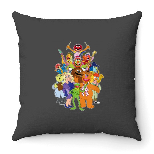Disneyss The Muppets Group Throw Pillows