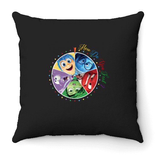 Disney Inside Out Throw Pillows, Inside Out Throw Pillows, Disney Pixar Inside Out Throw Pillows