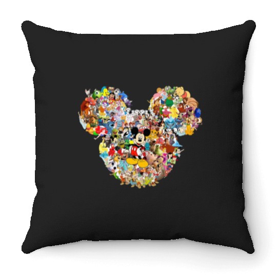 All Disney Characters, Disney Throw Pillows, Disney Trip Throw Pillows