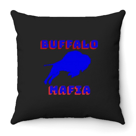 Bills Mafia Makes A Great For Buffalo Sports Fan Throw Pillows
