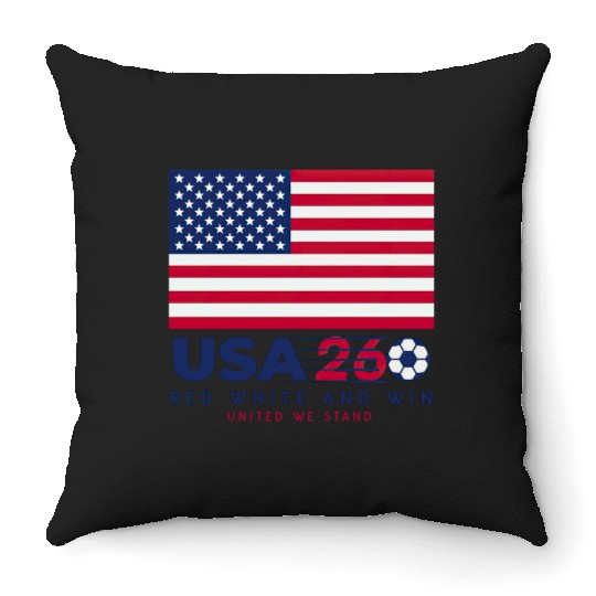 USA World Cup 2026 Throw Pillows US Soccer