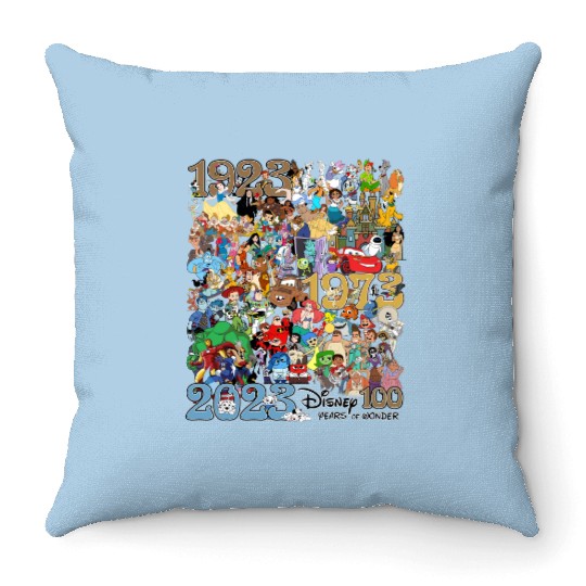 Disney's 100th Anniversary Men's Women's Throw Pillows Disney