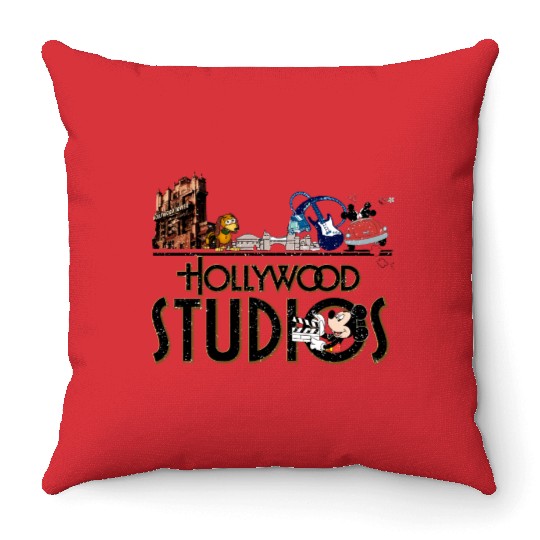 Hollywood Studios Throw Pillows, Disney Hollywood Throw Pillows, Disney Universal Studios Throw Pillows