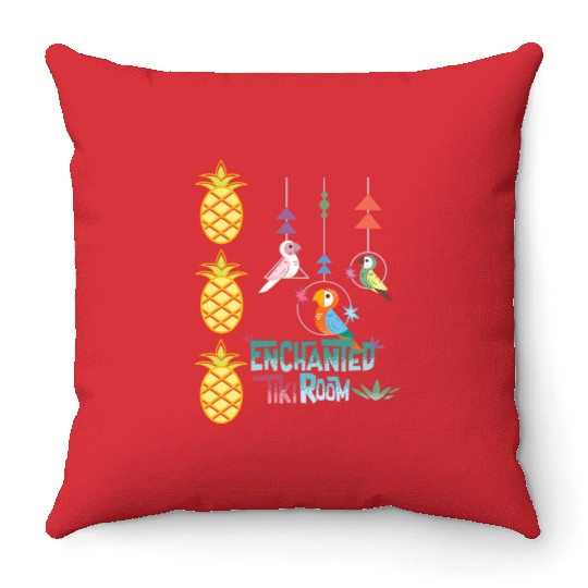 Enchanted Tiki Room - Disney - Throw Pillows