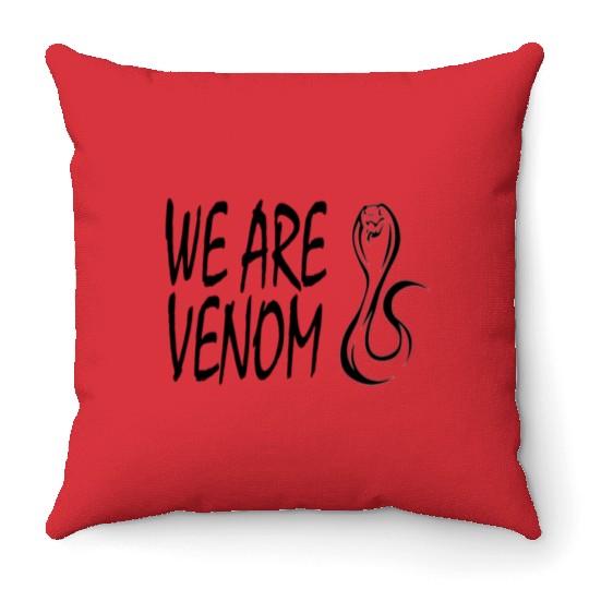 Venom Throw Pillows
